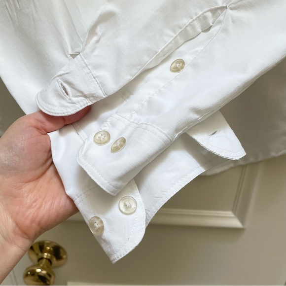 ROYAL ROBBINS Adventure Performance Hiking Shirt White Size Small - Picture 7 of 8